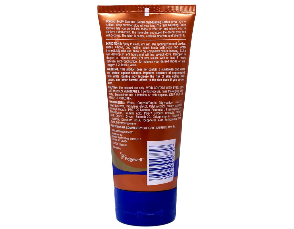 Self-Tanning Lotion Deep Dark Color 3 Pack - Oil-Free with Aloe & Vitamin E