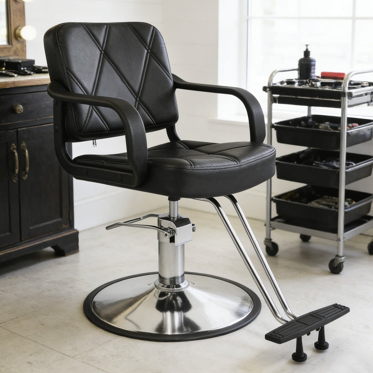 Pro Hydraulic Barber Chair for Hair Styling Salon & Spa