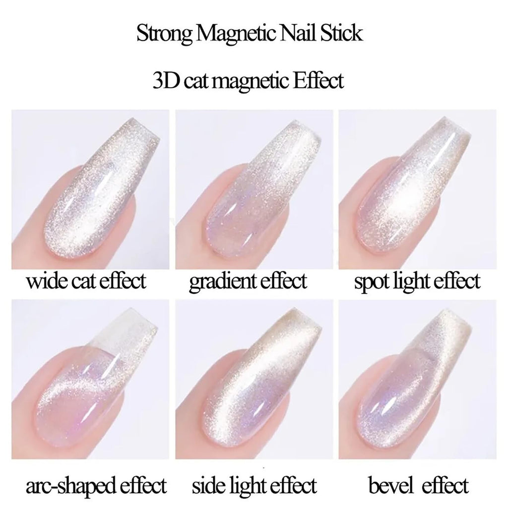 Cylindrical Cat Eye Magnet for Nail Art Gel Polish - DND 9D