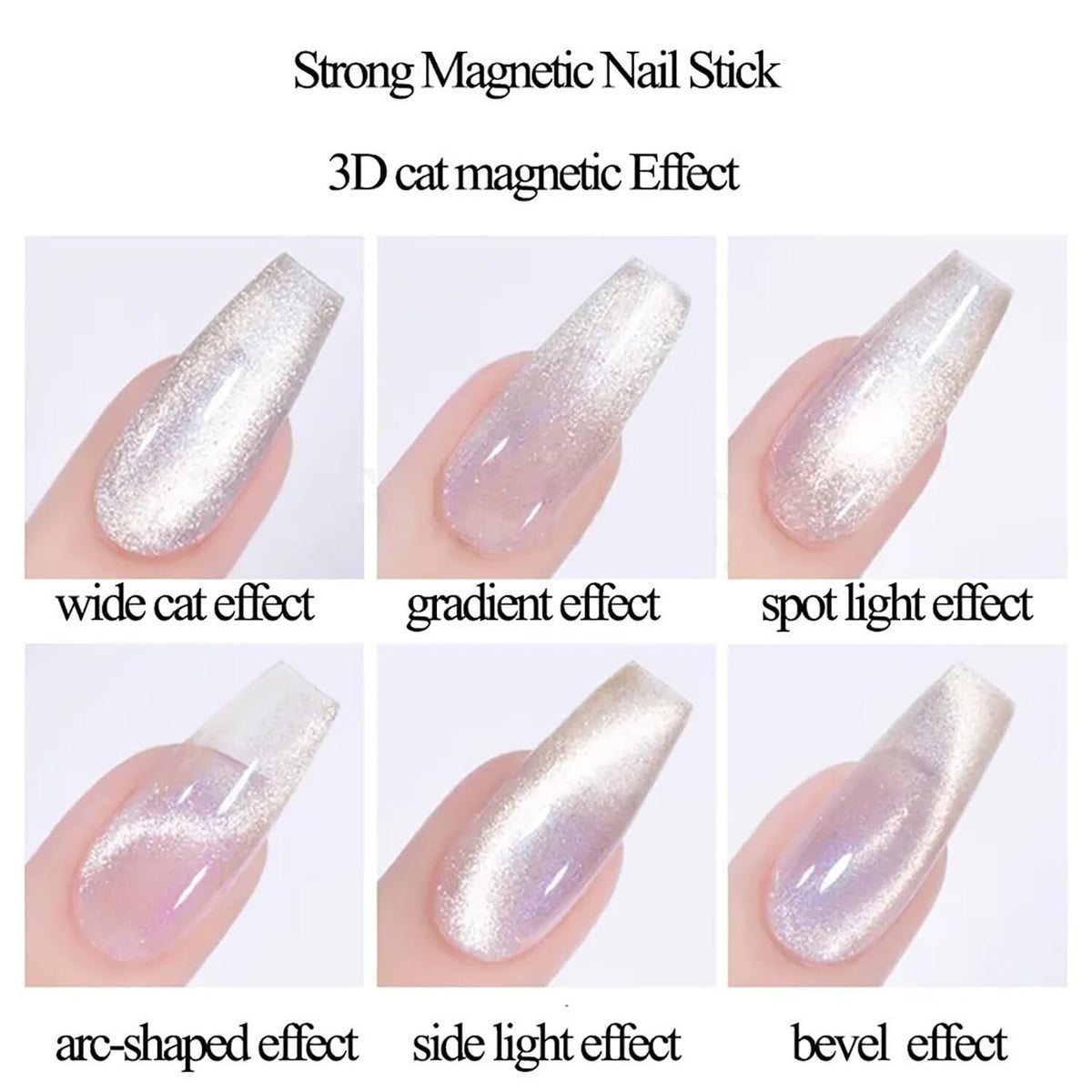 Cylindrical Cat Eye Magnet for Nail Art Gel Polish - DND 9D