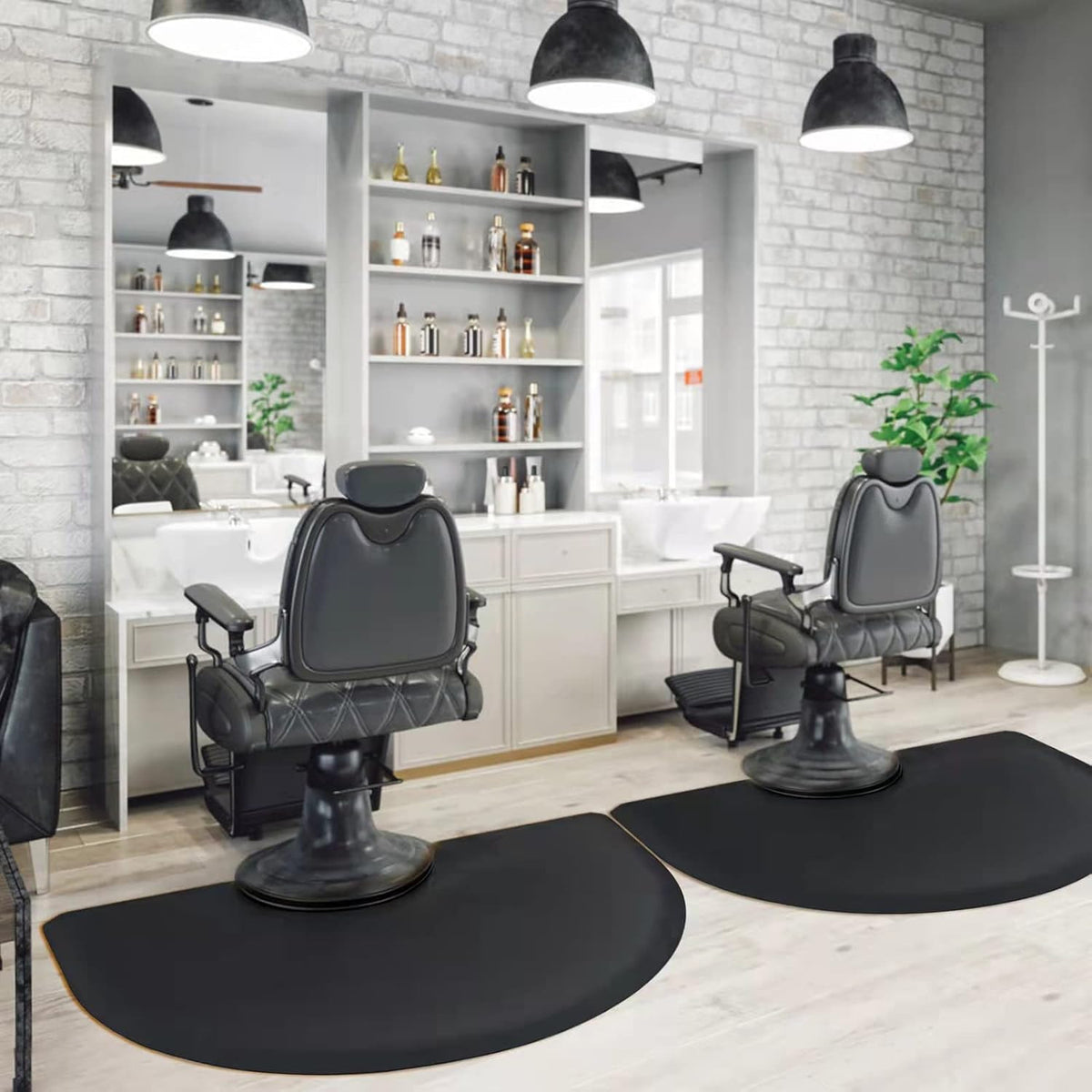 Anti-Fatigue Salon Floor Chair Mat 3x5 ft Non-Slip Waterproof Cushion