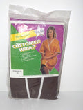 Vintage Brown Customer Wrap with Wide Belt - Betty Dain Creations