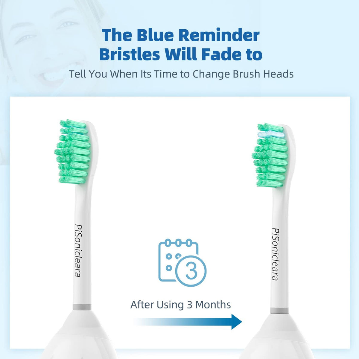 Replacement Toothbrush Heads for Philips Sonicare E-Series Essence 6-Pack