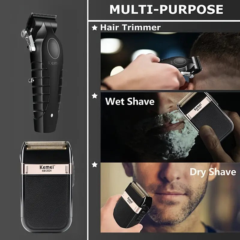 Cordless Hair Trimmer Professional Electric Clipper for Grooming