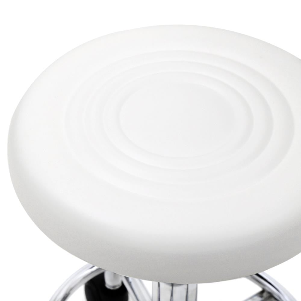 Adjustable Hydraulic Swivel Salon Stool Chair with Backrest for Barber Spa