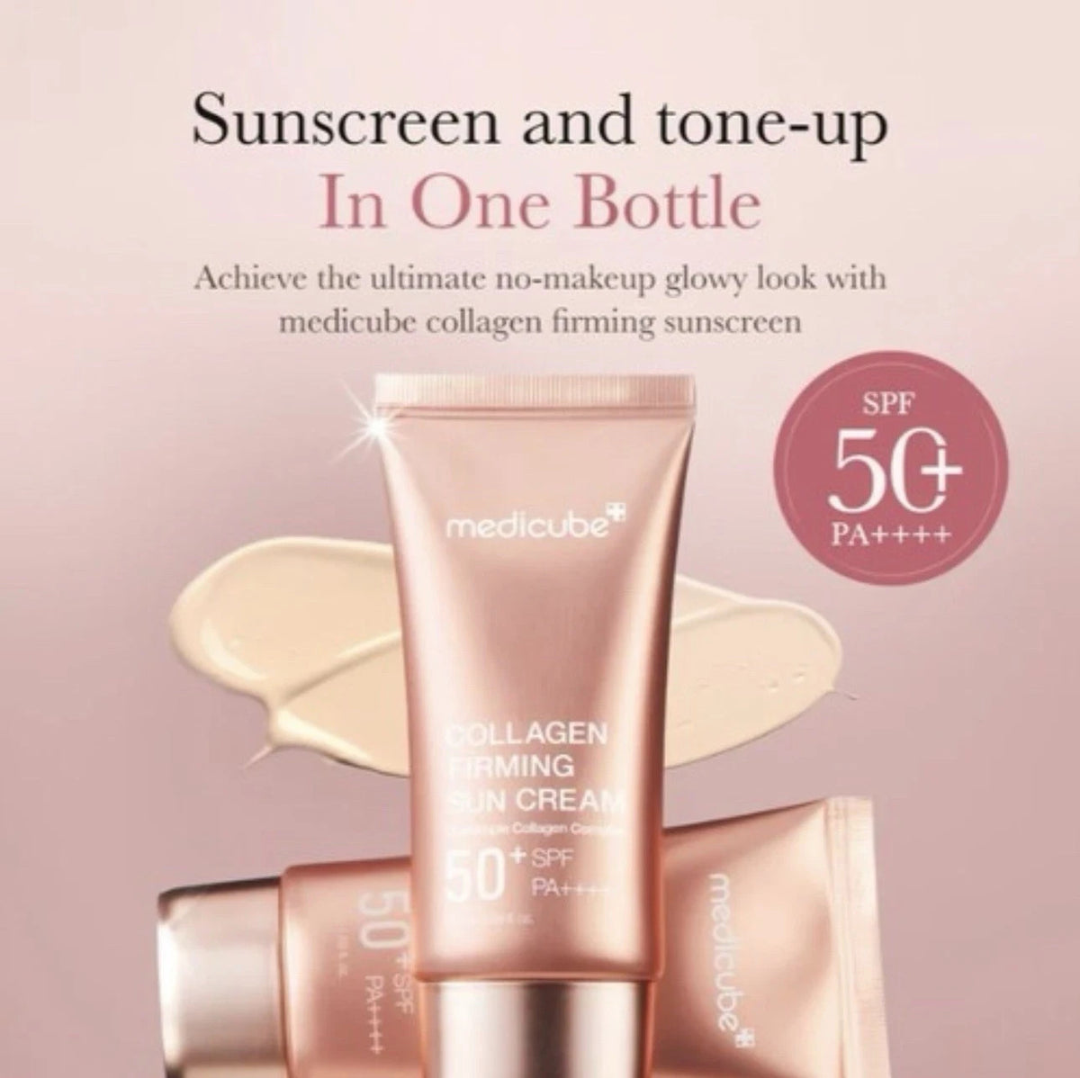 Collagen Sun Cream SPF50+ PA++++ Anti-Aging Moisturizer 50ml