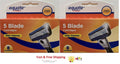 Equate 5 Blade Razor Cartridge Refill with Trimmer - 16 Count