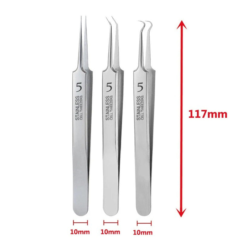 Professional Stainless Steel Blackhead Tweezers for Pimple Extraction