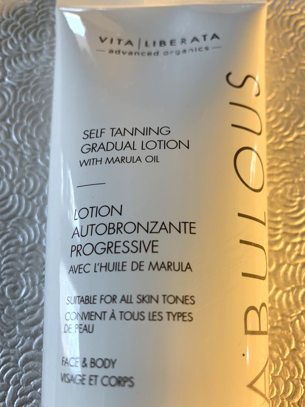 Self Tanning Lotion with Marula Oil - Gradual Face & Body Moisturizer - 6.76 Fl Oz