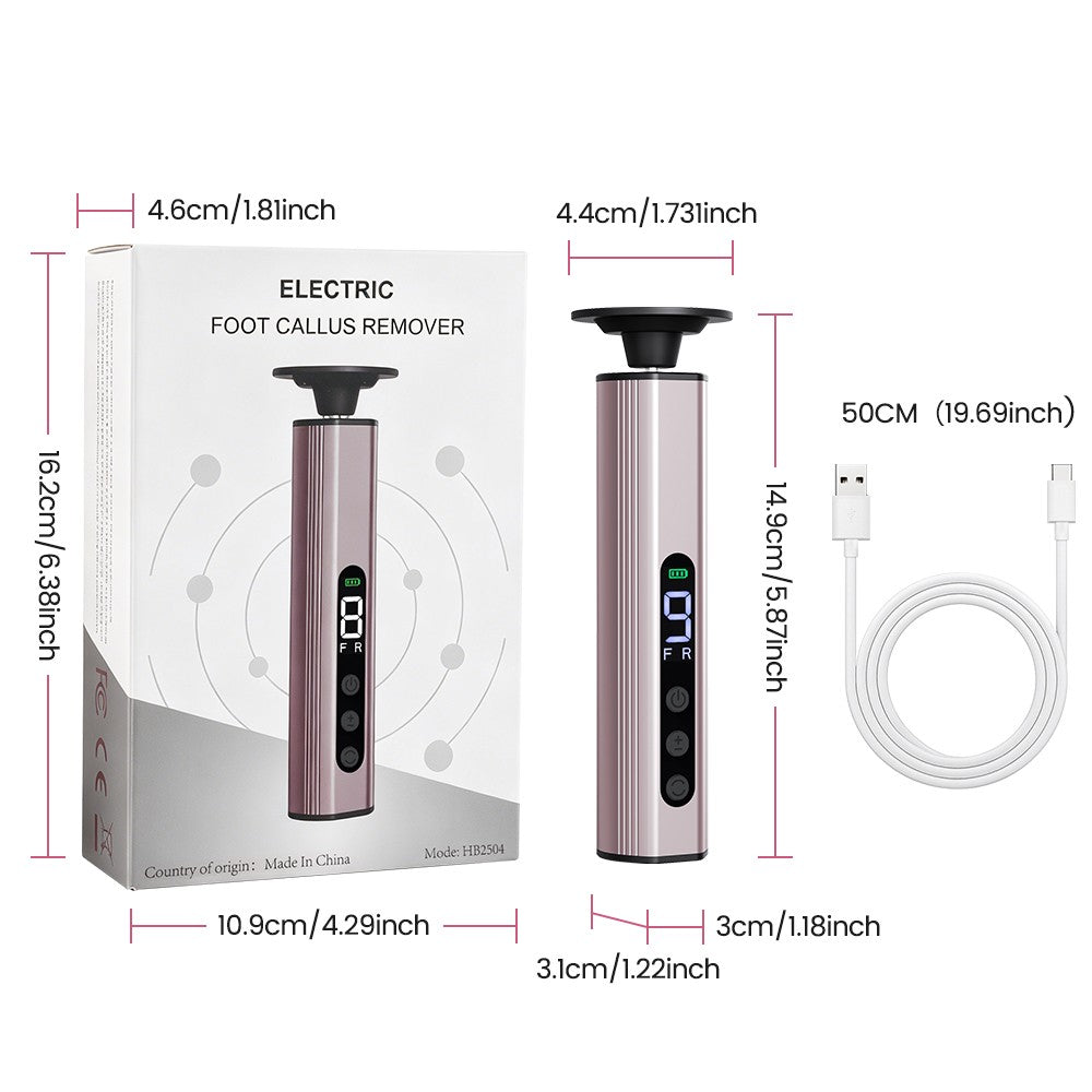 Electric Callus Remover Foot Sander Pedicure Tool with 9 Speeds & LCD Display
