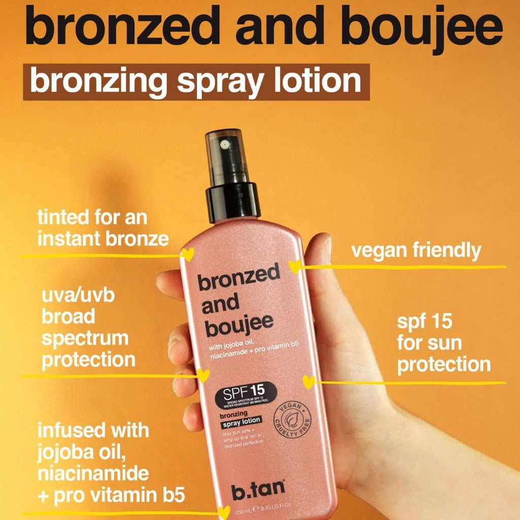 Bronzing Spray Lotion SPF 15 with Jojoba & Niacinamide - 8.45oz