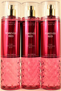 Bath & Body Works Forever Red Body Mist Spray 8oz - Set of 3