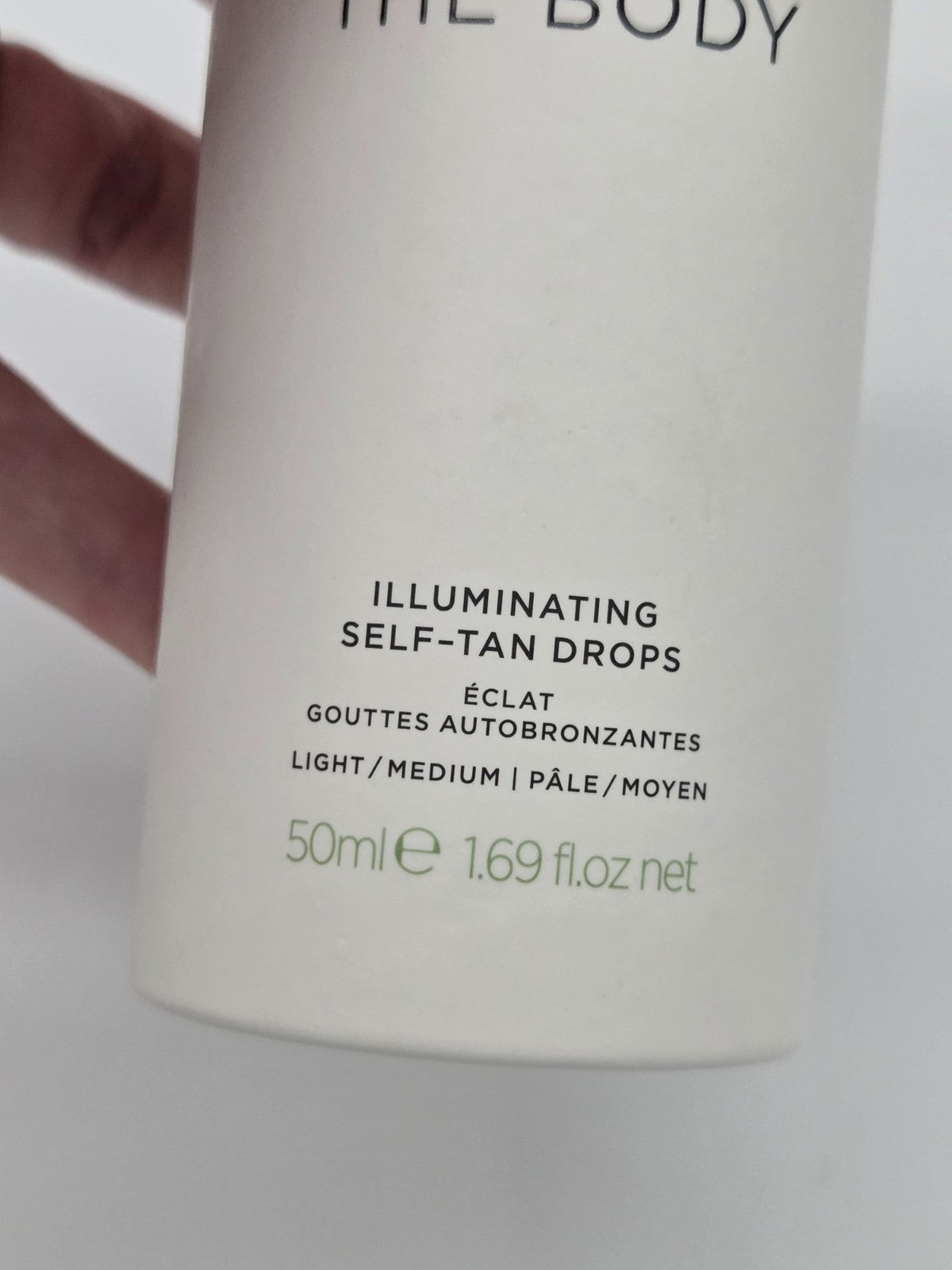 Self Tanner Drops for Body - Light/Medium Glow, Hydrating & Customizable