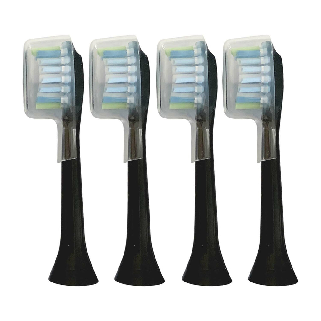 Philips Sonicare C3 Plaque Control Black Brush Heads 4-Pack for DiamondClean Smart