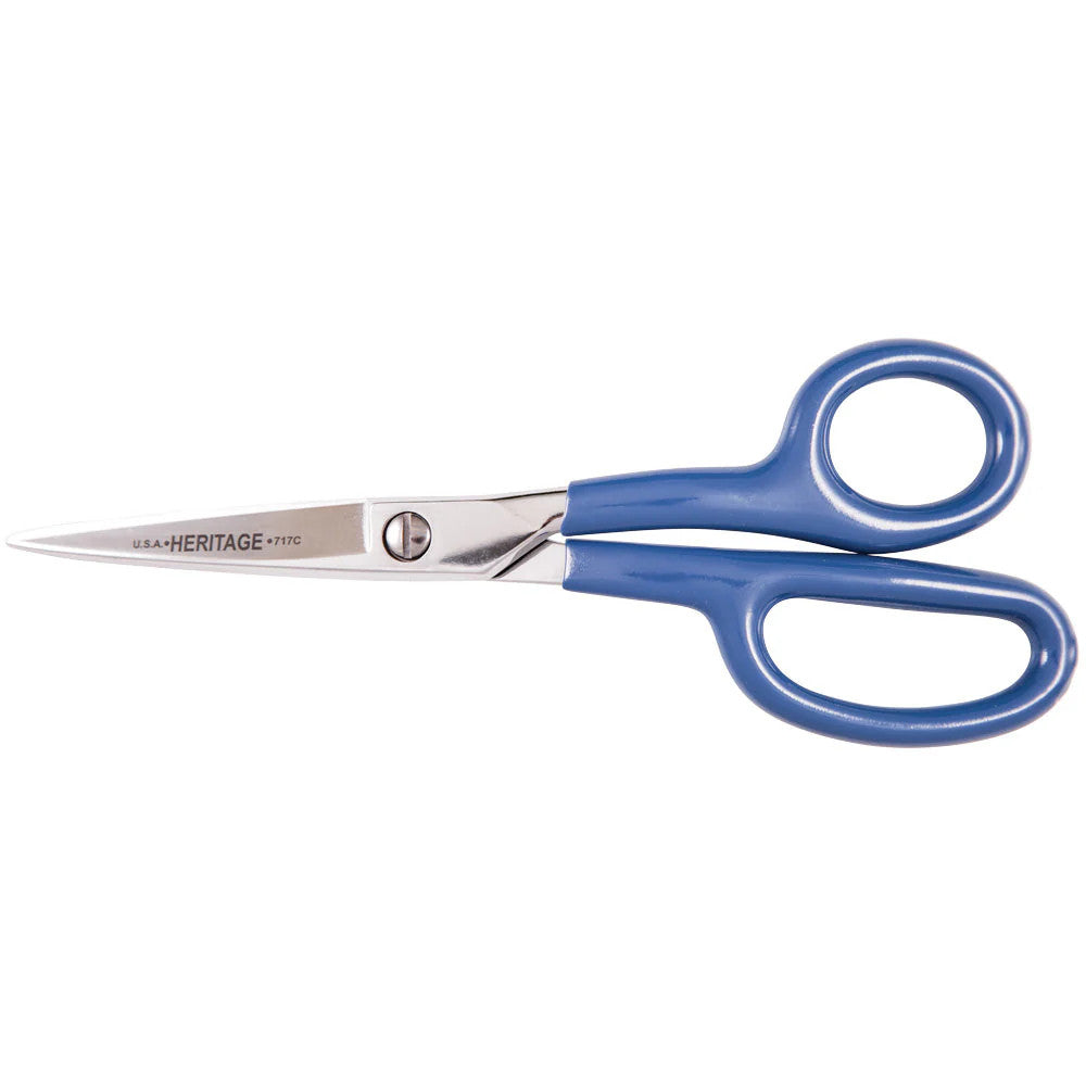 Curved Carpet Napping Shear - Coated, 7-7/8 Inch Professional Hand Tool