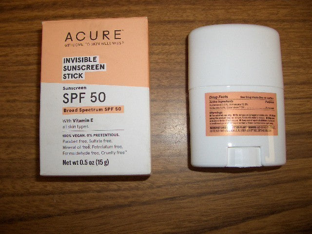 SPF 50 Sunscreen Stick with Vitamin E - Broad Spectrum Hydrating & Water-Resistant