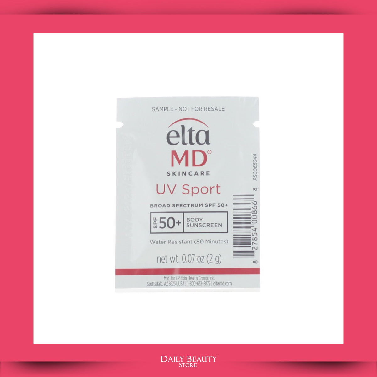 Elta MD UV Sport Broad Spectrum SPF 50 Sunscreen Sample Pack - Water-Resistant, SPF 50, 10 Samples