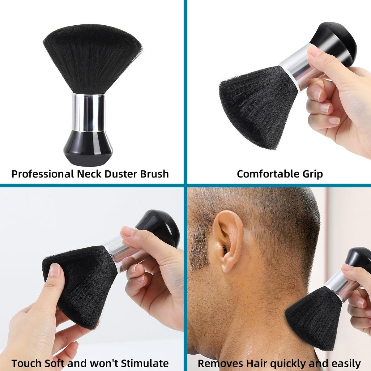 Professional Hair Cutting Cape with Neck Brush - Salon & Barber Kit