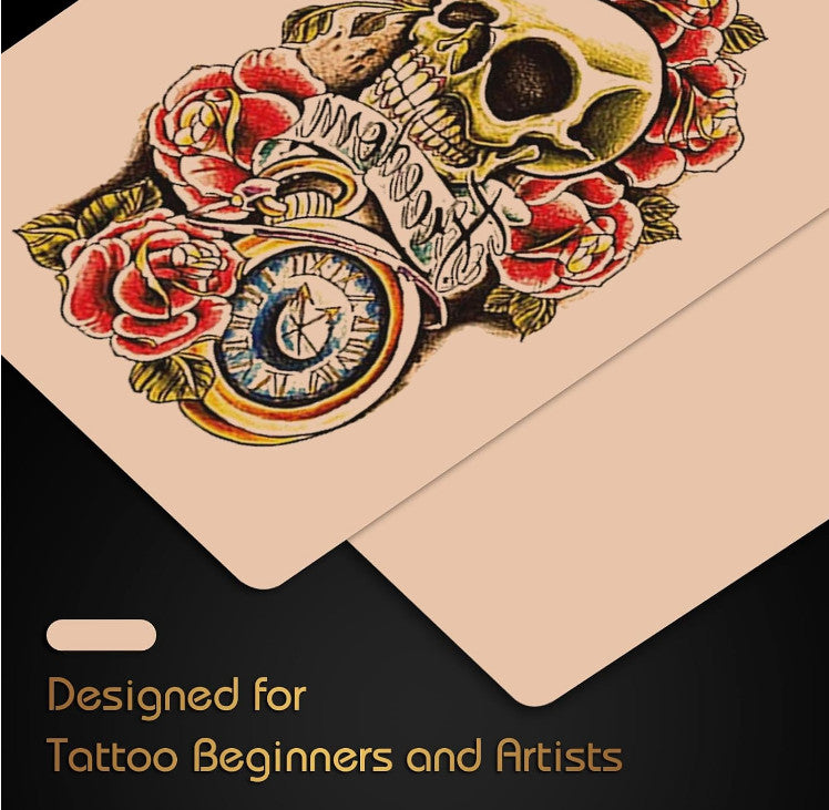 3mm Tattoo Practice Skin - Jconly 10 Pcs Double-Sided Thick Fake Skin for Beginners