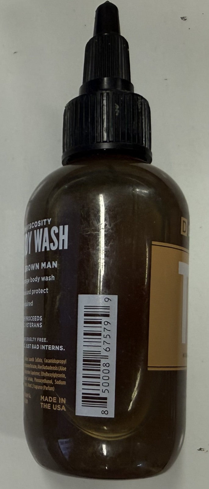 High Viscosity Body Wash for Men - Aloe Vera Hydrating Shower Gel - Old Glory Scent