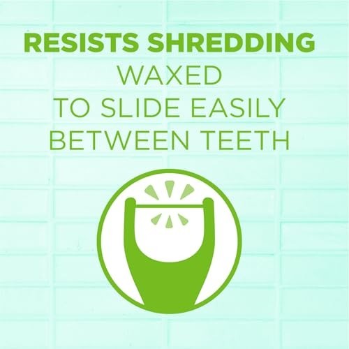 Angled Dental Floss Picks Fresh Mint 75 Count Pack - Easy Reach & Flossing