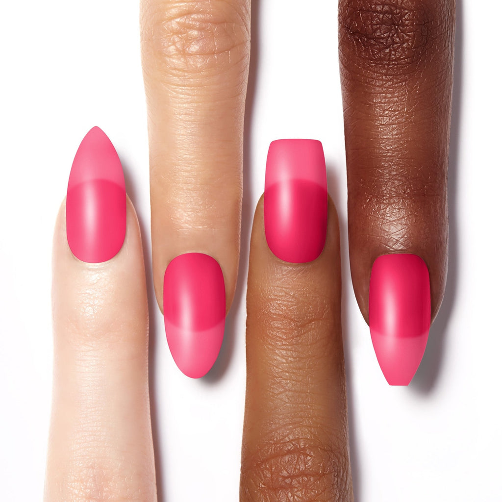 Sheer Matte Nail Polish - Hot Pink Tights, Long Wear, Vegan & Cruelty-Free