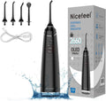 Cordless Water Flosser Dental Irrigator with 4 Modes 280ML Rechargeable