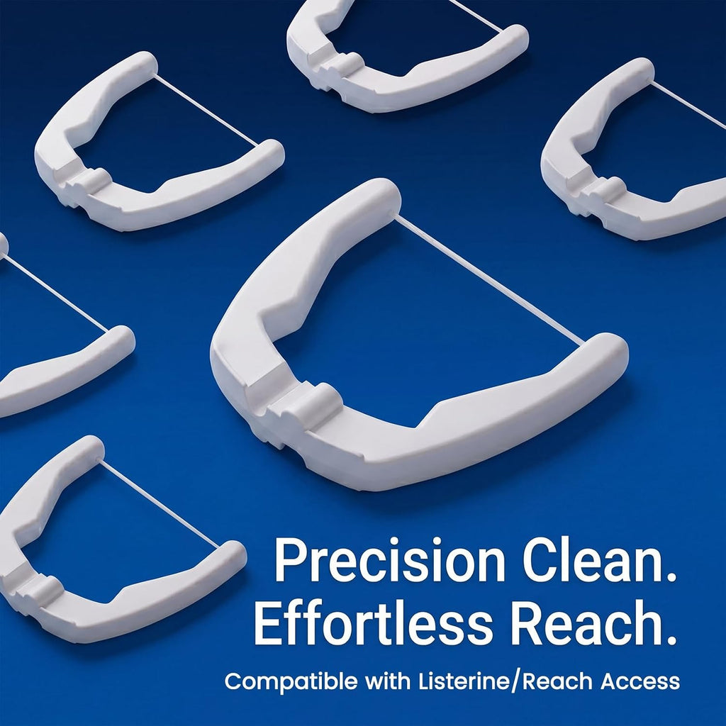 Dental Floss Refills for Power Flossers - 40 Count, Mint Flavor, Easy-Clean
