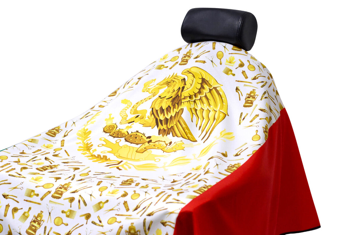 Cultural Flag Barber Cape for Hair Styling, Waterproof & Durable