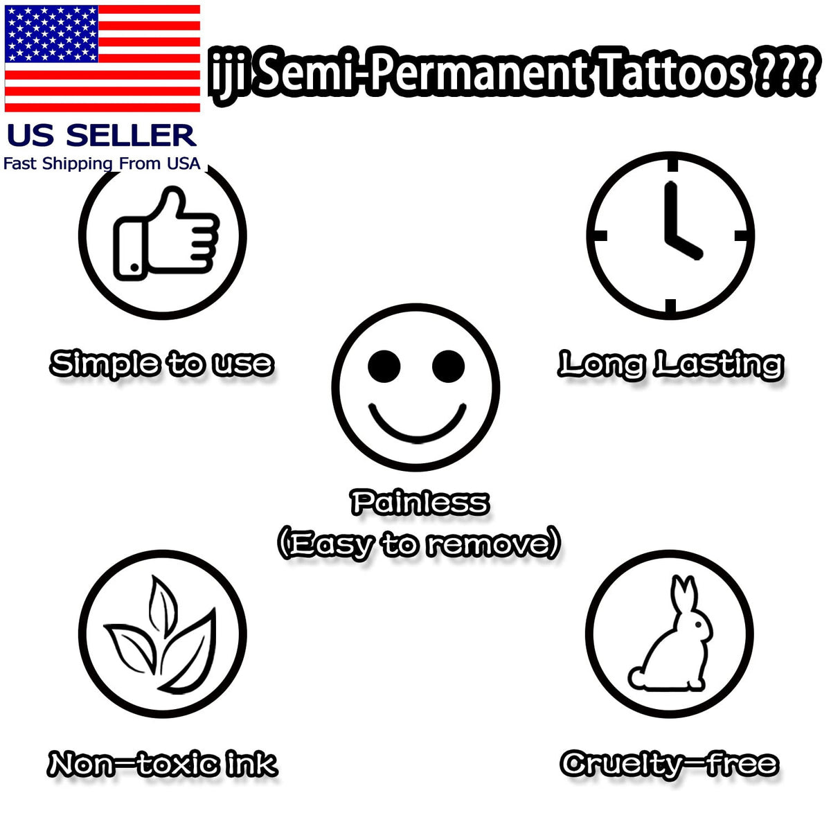 Semi-Permanent Tattoo Sheets for Women - 30 Inspirational Word Designs