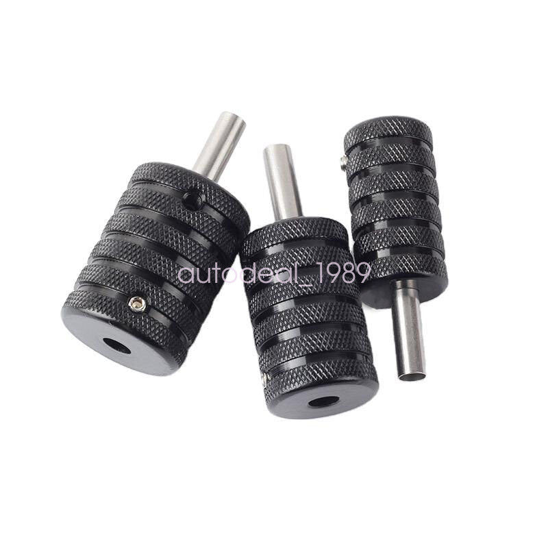 Tattoo Grips Set — Ergonomic Rubber Matte Tattoo Machine Handles (25/30/35 mm)
