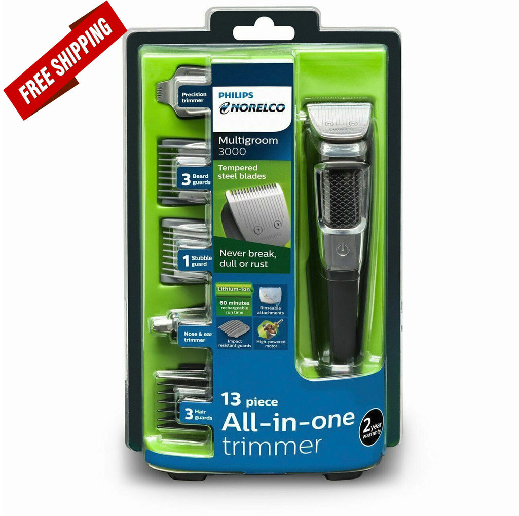 Multigroom Hair Clipper and Beard Trimmer with Nose & Ear Attachments