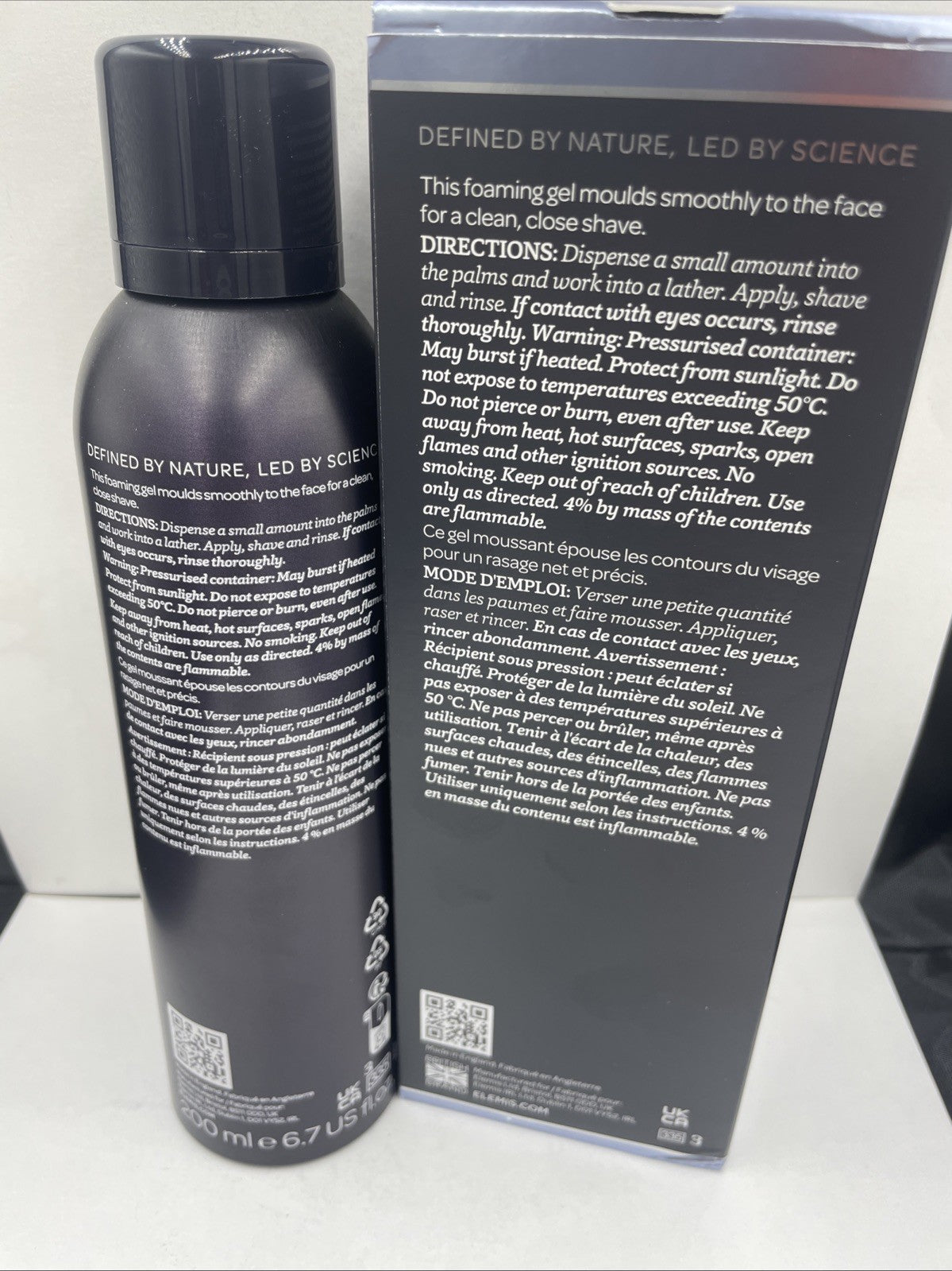 Elemis Ice-Cool Foaming Shave Gel 200ml - Refreshing Men's Grooming