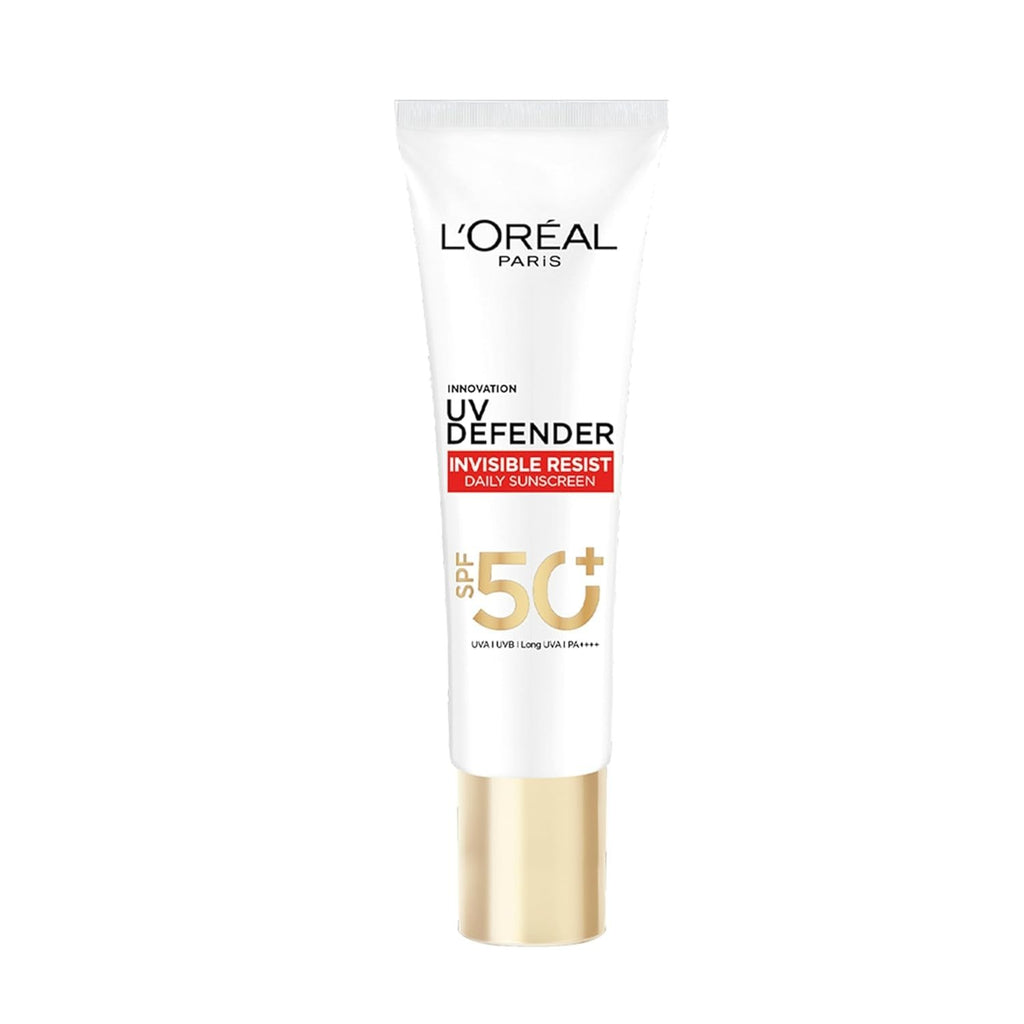 L'Oreal Paris SPF 50+ UV Defender Invisible Sunscreen - 30ml, Water & Sweat Resistant