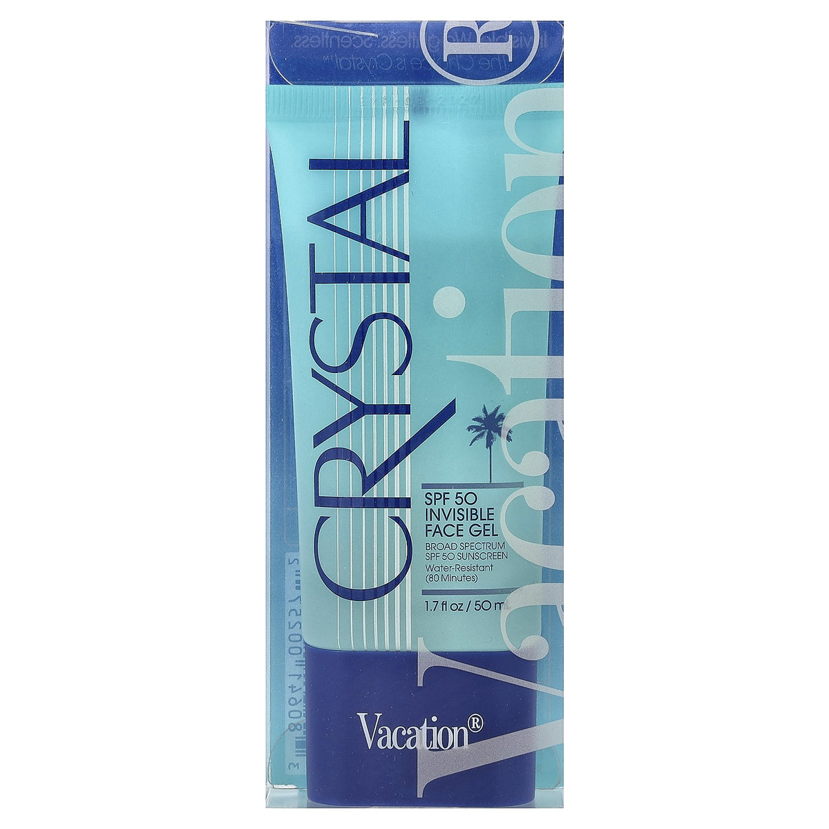 Invisible SPF 50 Sunscreen Gel for Face, Water-Resistant, Priming & Makeup Base