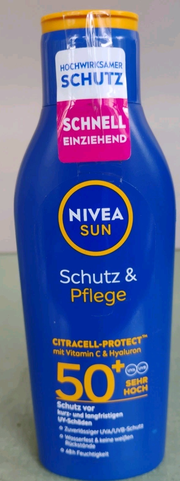 Nivea Sun Protect & Care SPF50+ Waterproof Sun Lotion 200ml
