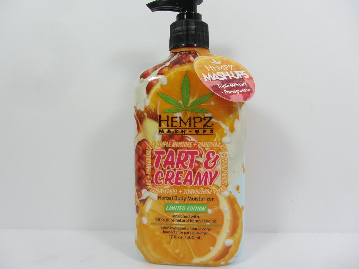 Hempz Mash-Ups Tart & Creamy Moisturizer Lotion 2 Scents in 1, 17 oz