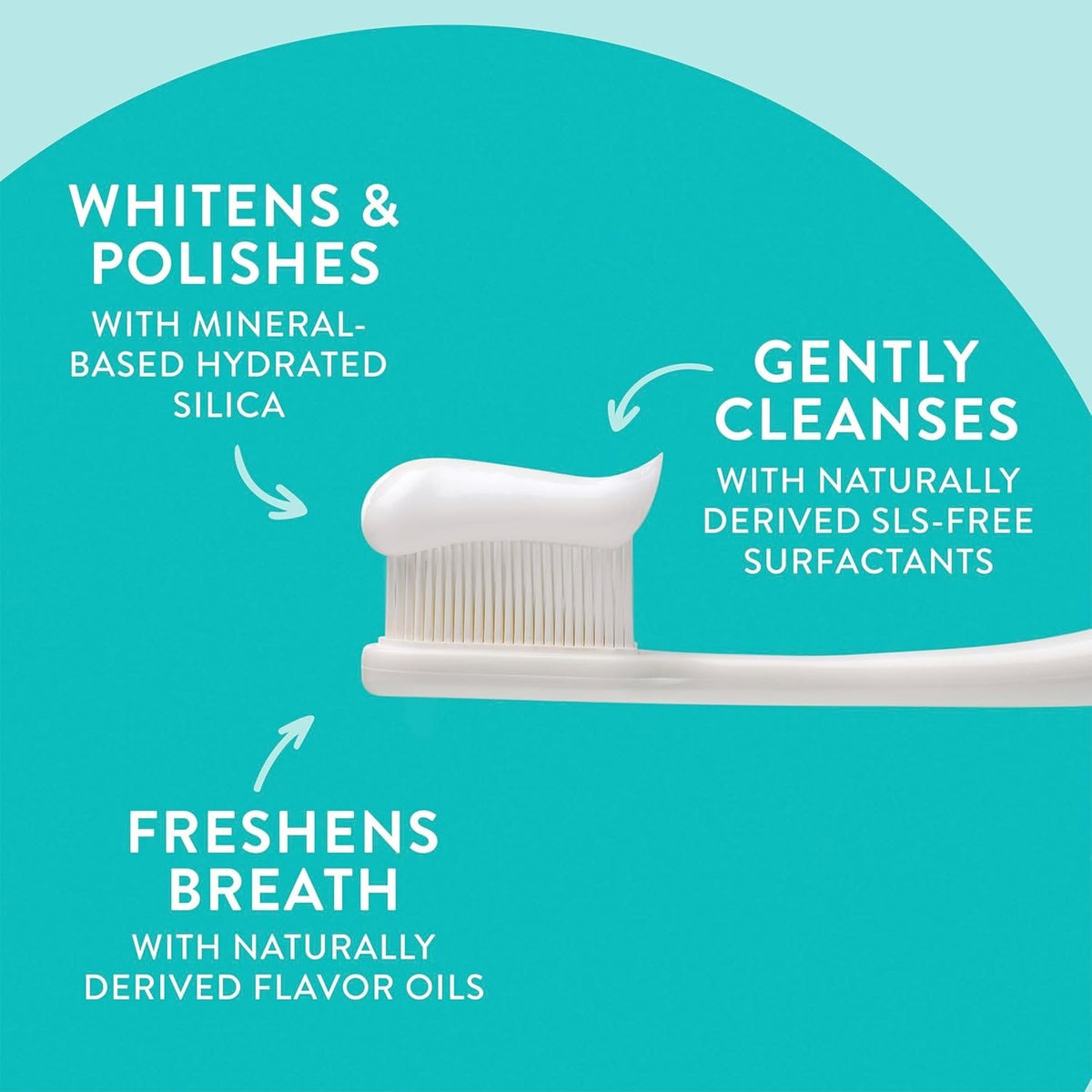 Fluoride-Free Whitening Toothpaste for Adults & Kids 2+ - Wild Mint 3-Pack