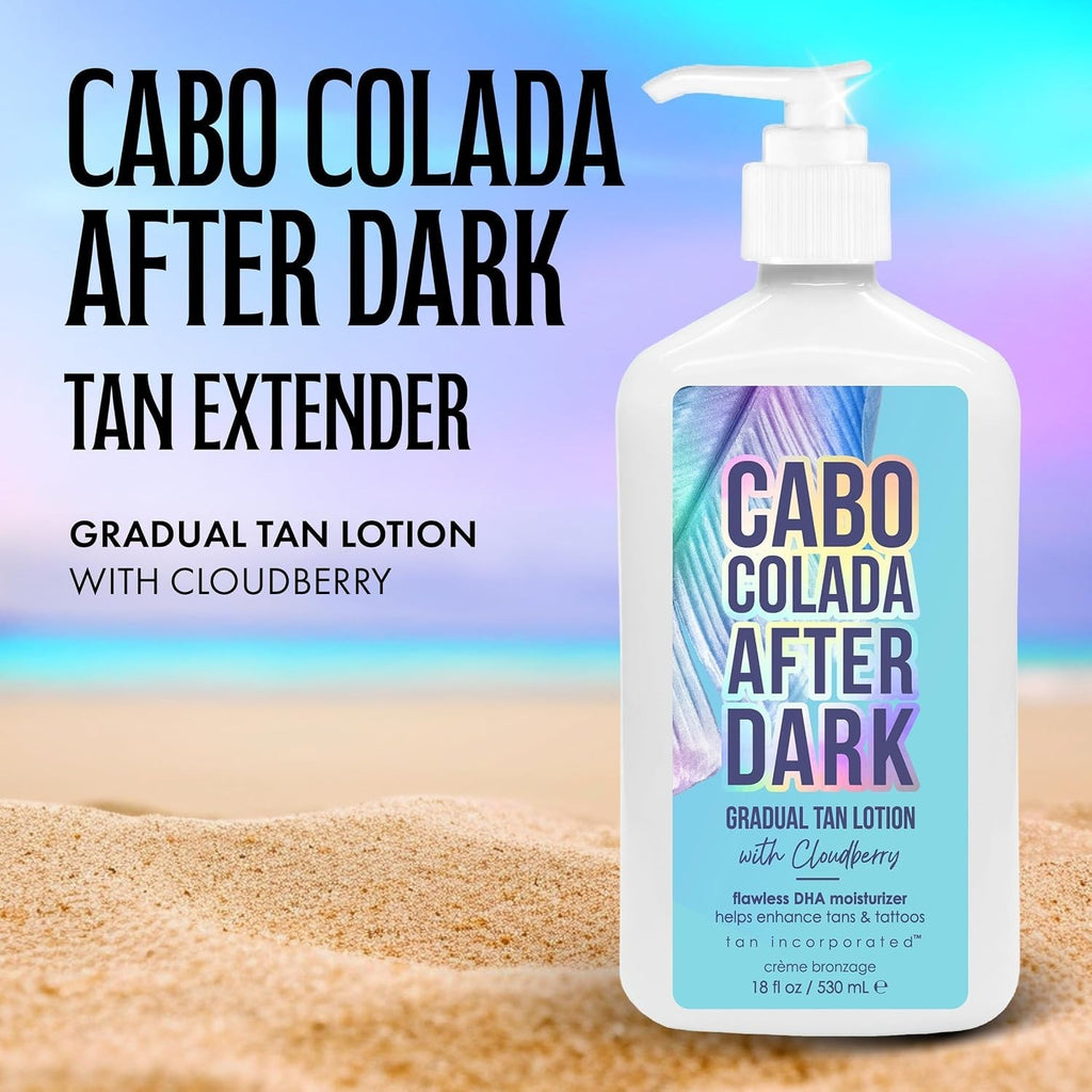 Gradual Self Tan Lotion & Tattoo Enhancer - Hydrating Body Moisturizer 18 Fl Oz