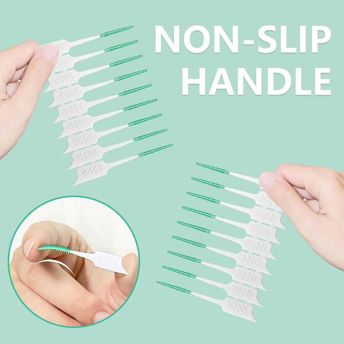 Disposable Interdental Brush Set - 160pcs for Deep Tooth Cleaning, Oral Hygiene