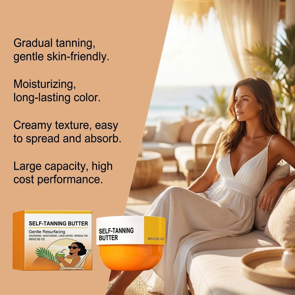 Self Tanning Lotion Natural Glow Non-Greasy Sun Tan Cream for Body