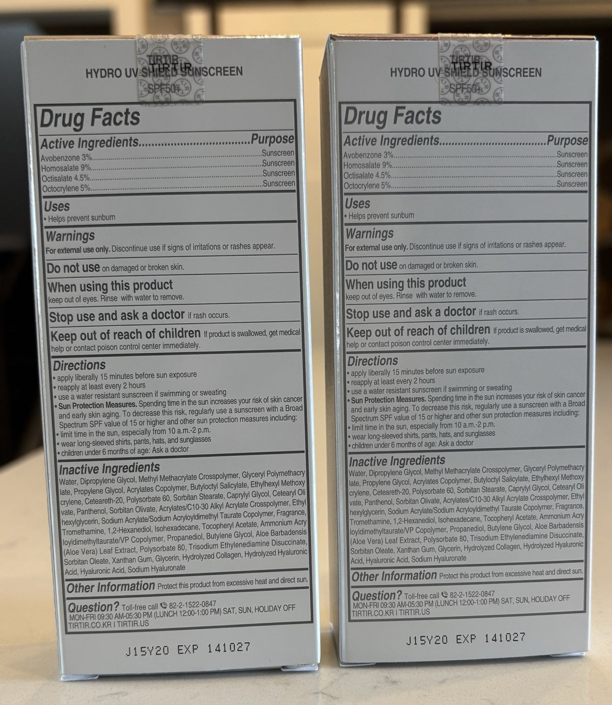 SPF 50+ Broad Spectrum Sunscreen with Hydrating Hyaluronic Acid - 2 Pack