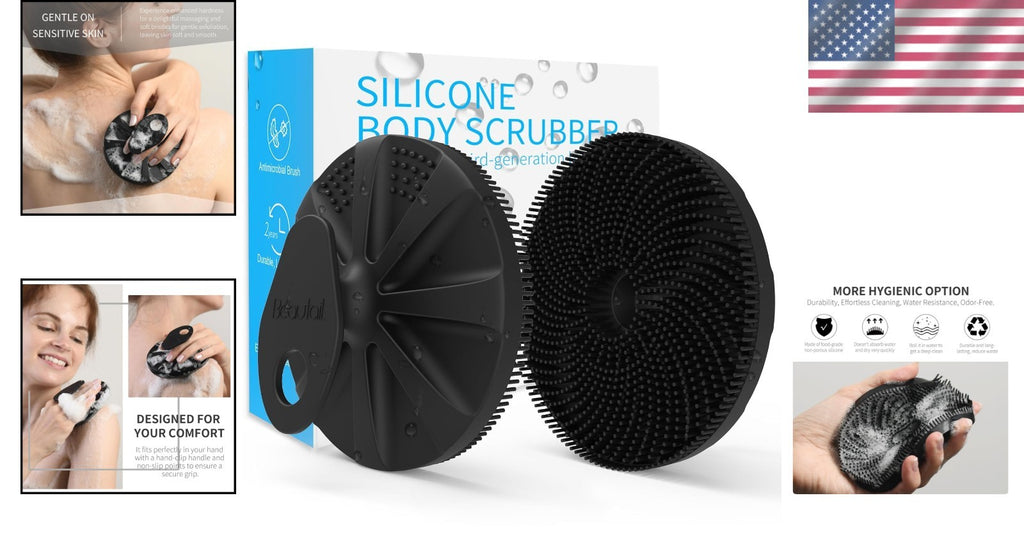 Silicone Body Scrubber with Soft Massage for Daily Exfoliation
