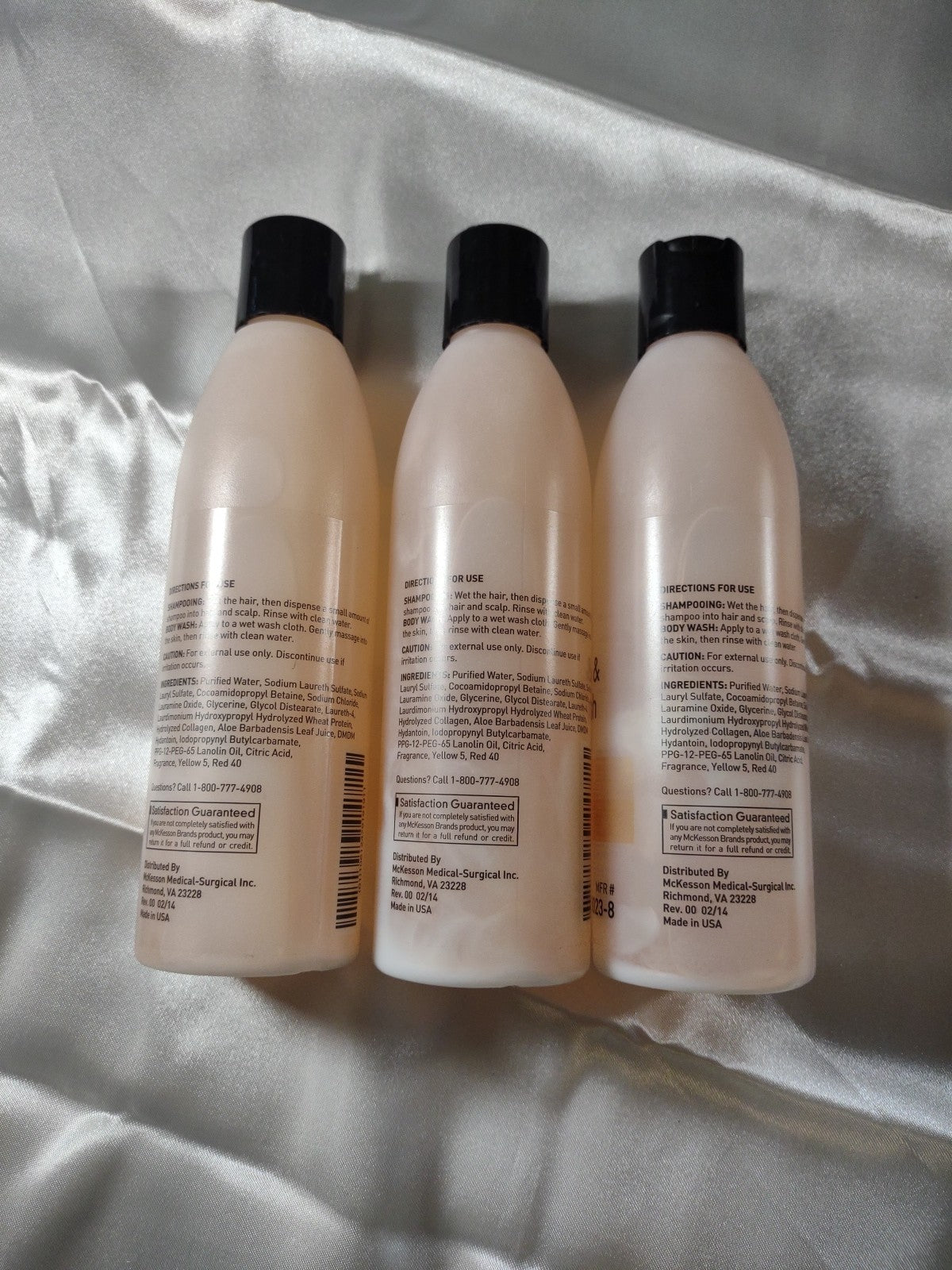 Apricot Scent Body Wash & Shampoo Set - 8 oz, Pack of 3