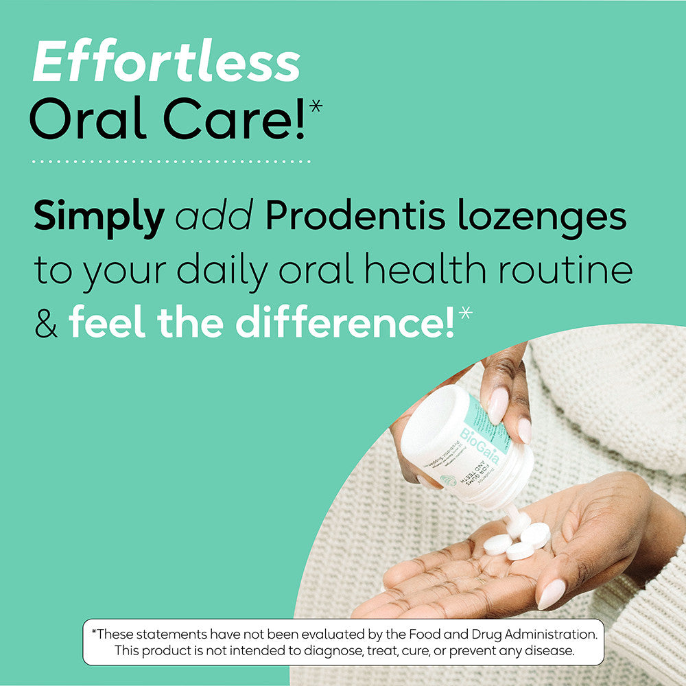 Probiotic Oral Lozenges for Gums and Teeth - Mint Flavor, 30 Count