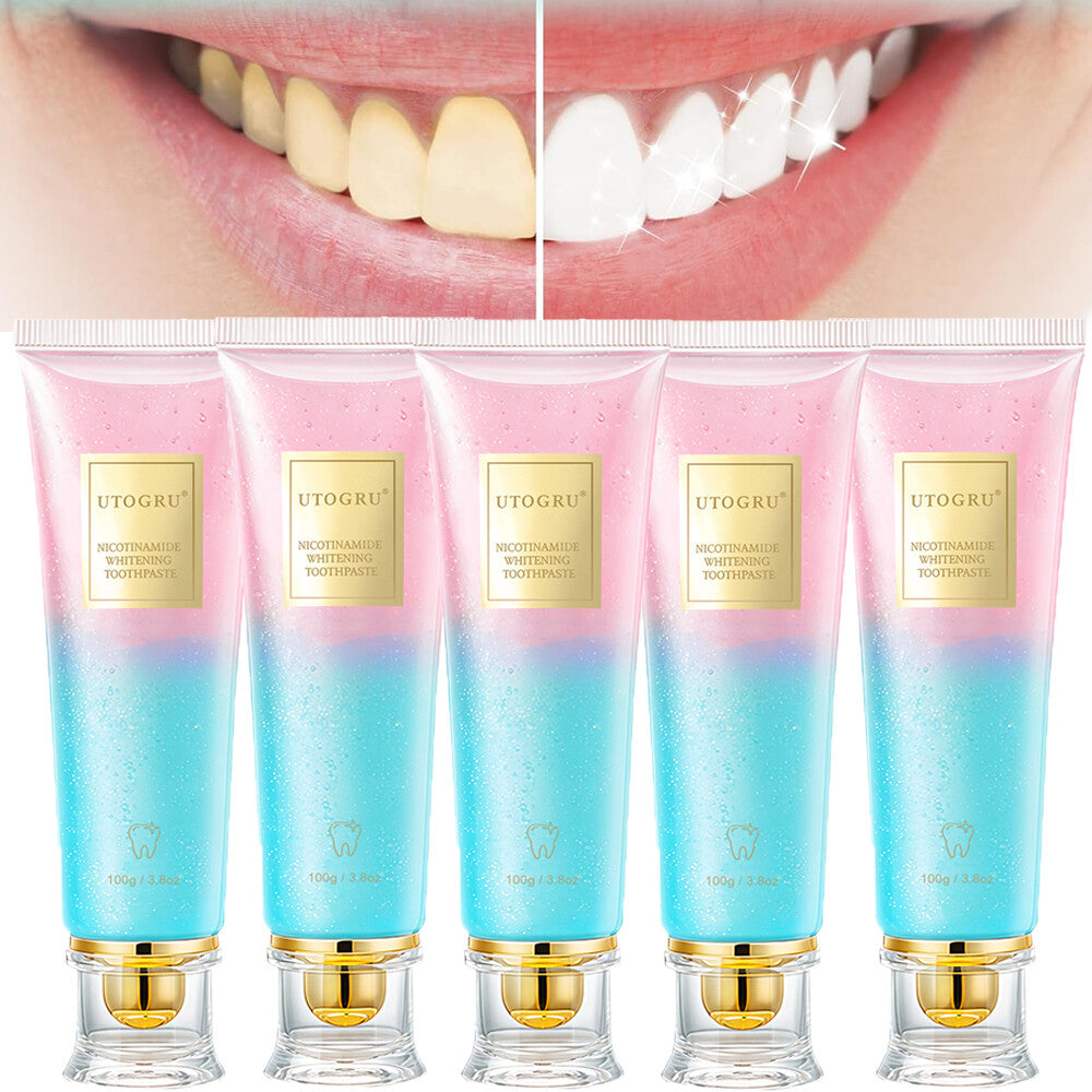 Niacinamide Whitening Toothpaste - Natural Enamel Care & Fresh Breath - 100g