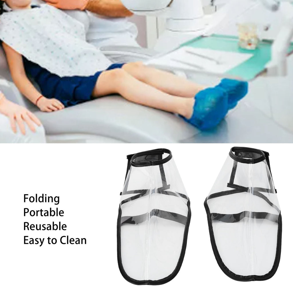 Waterproof Shoe Cover for Hairdressers & Spa Professionals - Adjustable & Foldable