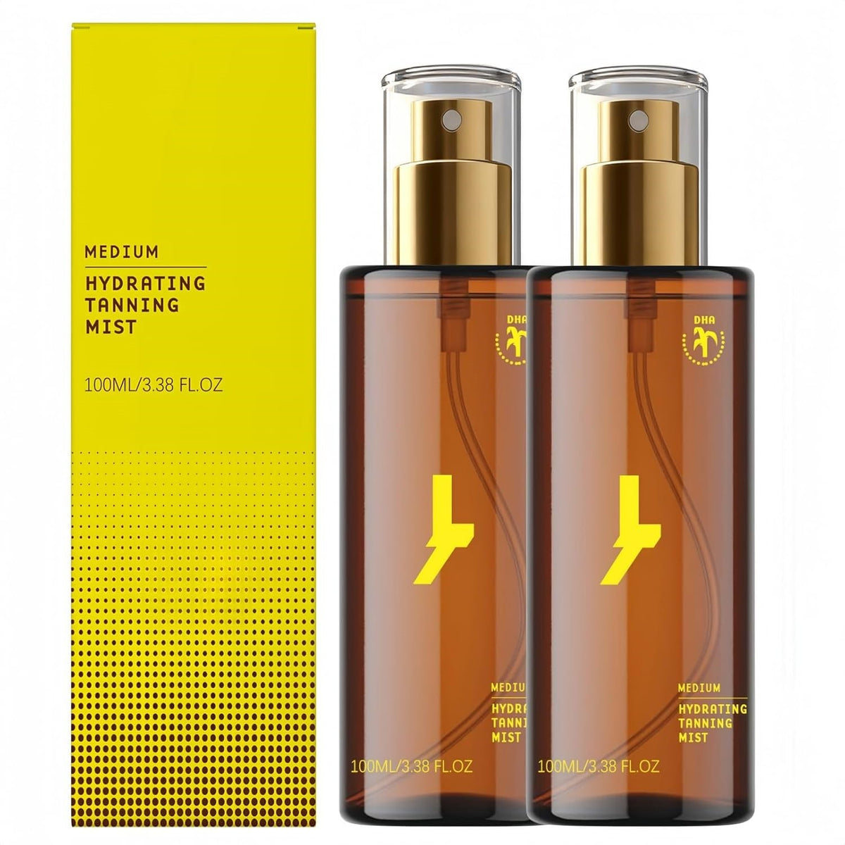 Self Tanning Mist - Natural Glow, Gradual Sunless Tan for Face & Body