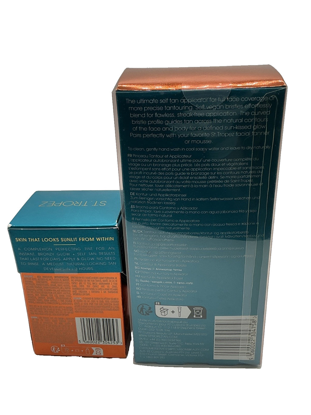 Sunlit Skin Bronzing Tint & Tantour Applicator Brush – Sunless Tanning Kit