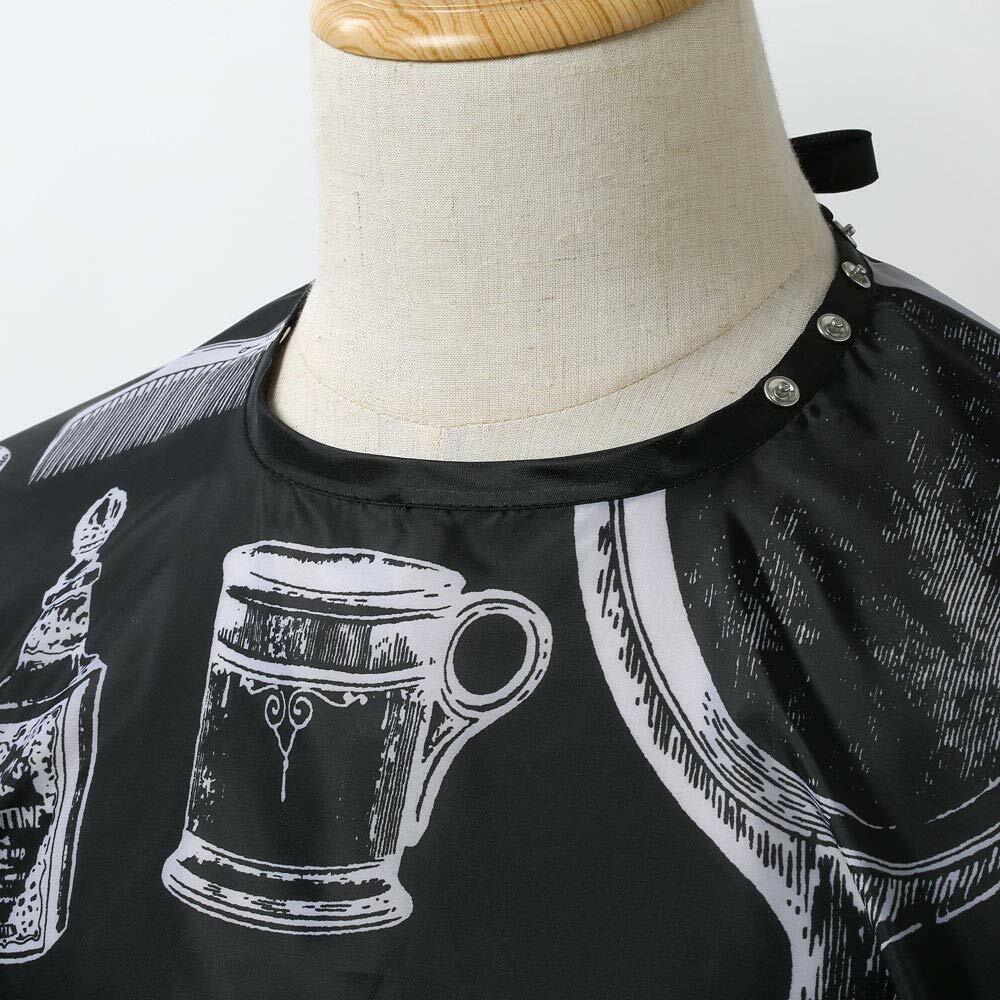 Professional Barber Cape for Hair Cutting Styling & Coloring - Adjustable & Washable